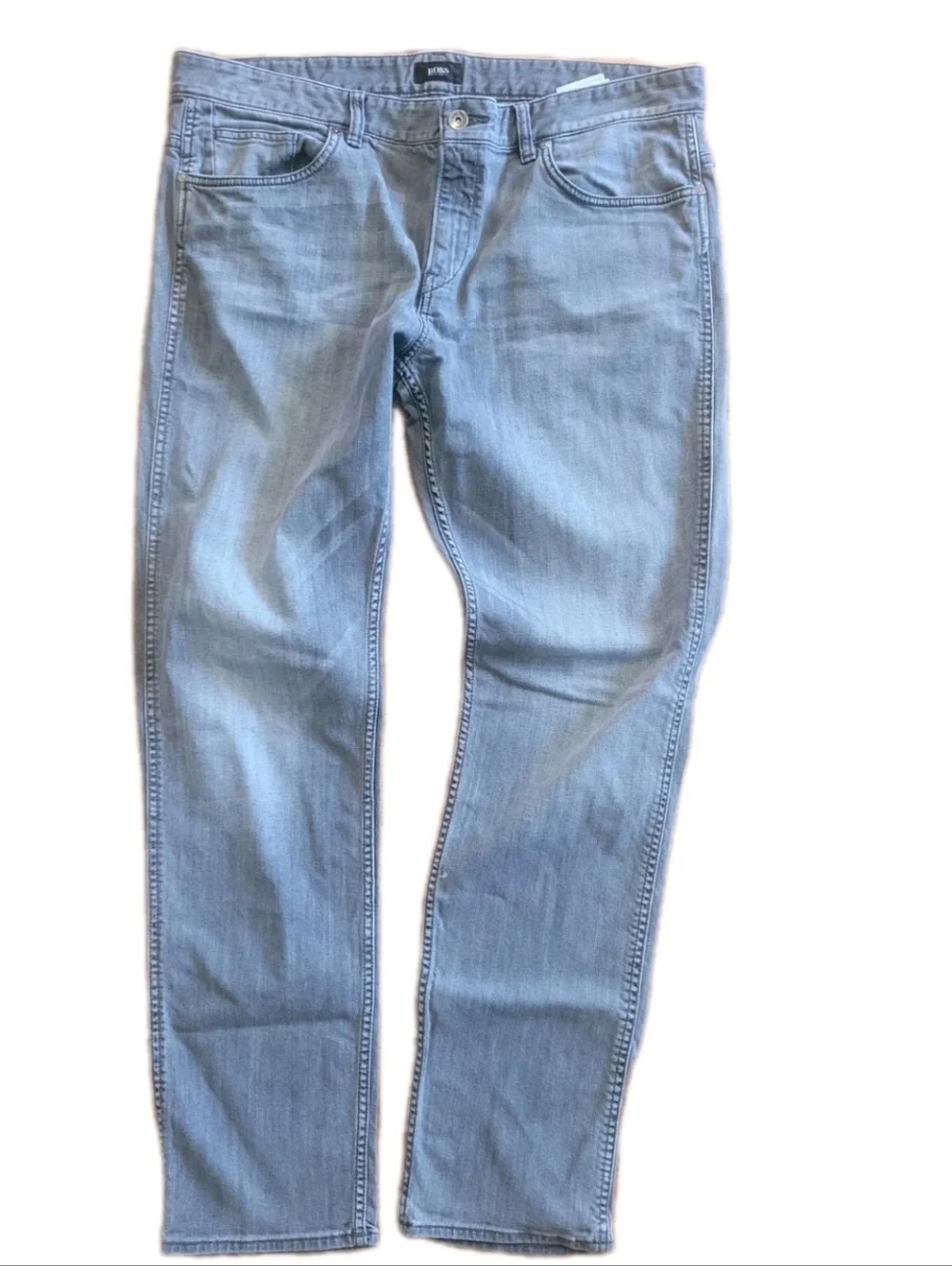 Hugo Boss Jeans Straight Leg Men's 38x32 Gray Jeans